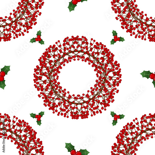 Red Berry Christmas Wreath ...