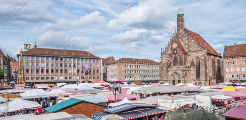 Panorama Nürnberger Herbstmarkt photo