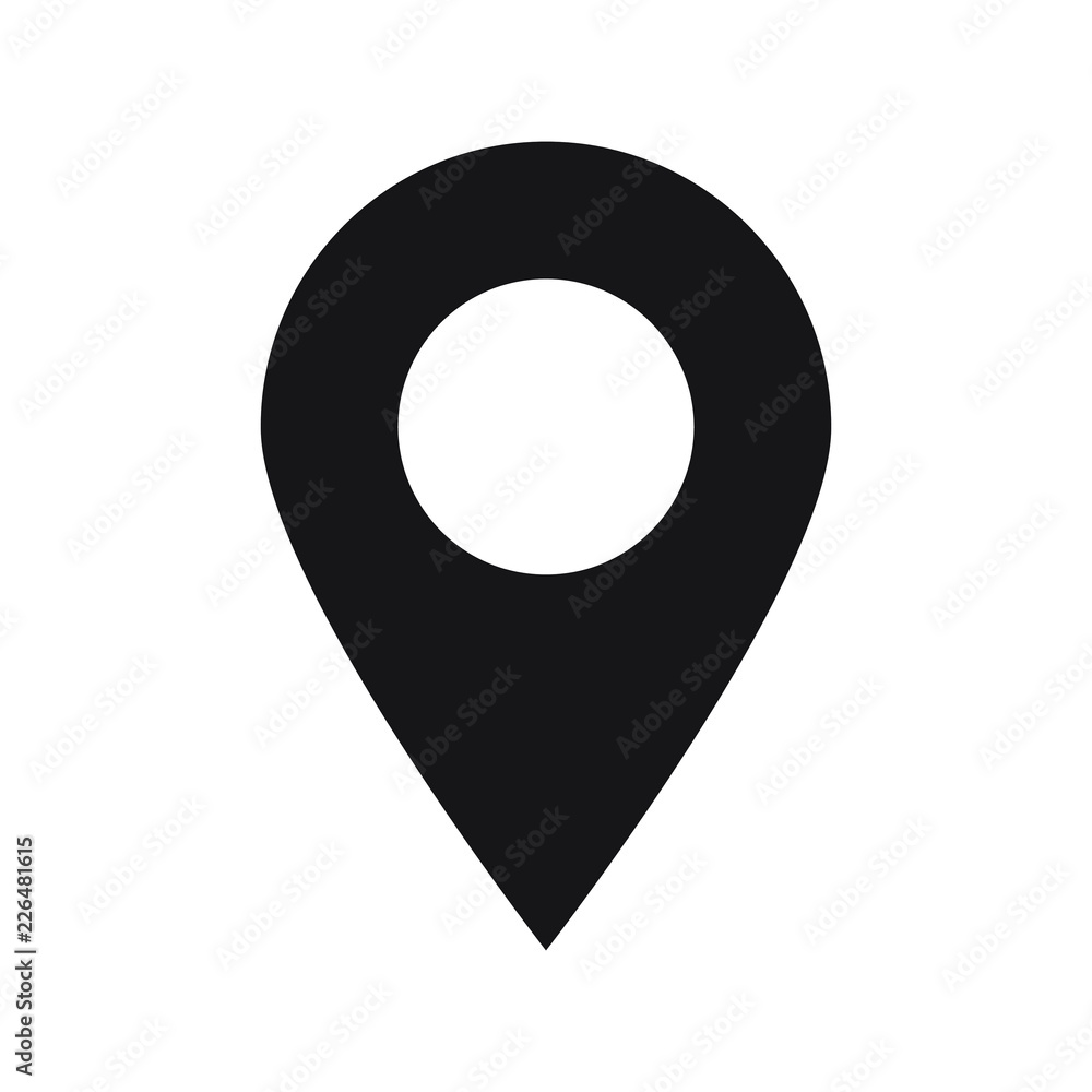 Maps pin. Location map icon. Location pin. Pin icon vector. Maps pin. Location map icon. Location pin. Pin icon vector.