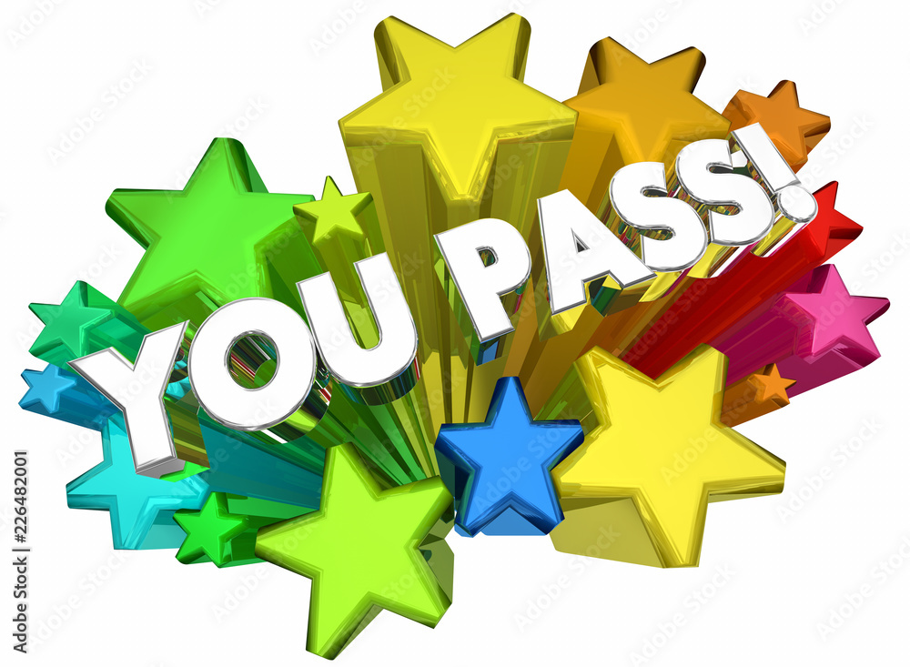 You Pass Test Approved Good Score Accepted Stars 3d Animation Stock Photo | Adobe Stock You Pass Test Approved Good Score Accepted Stars 3d Animation Stock Photo | Adobe Stock