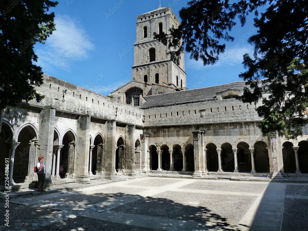Cloister of the church of Saint Trophime, Arles, France