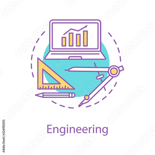 Engineering and construction concept icon