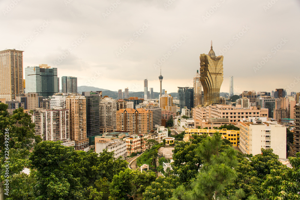 Macau, general view of the city