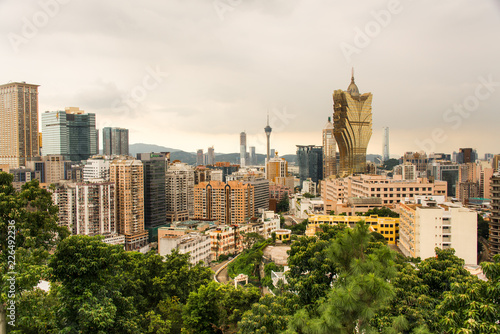 Macau, general view of the city
