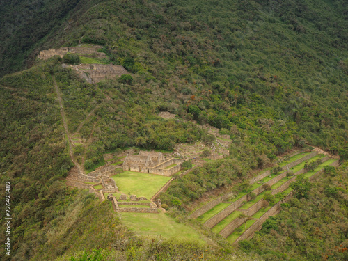 Choquequirao Inca ruin site, Peru photo