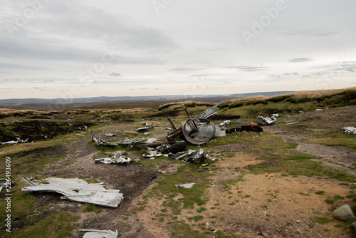 Obraz na płótnie B-29 crash, Peak District National Park w salonie
