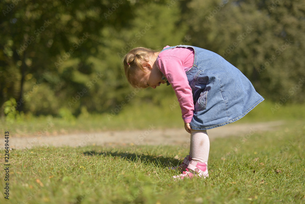 Little girl crying from the hurt. Little girl crying from the hurt.