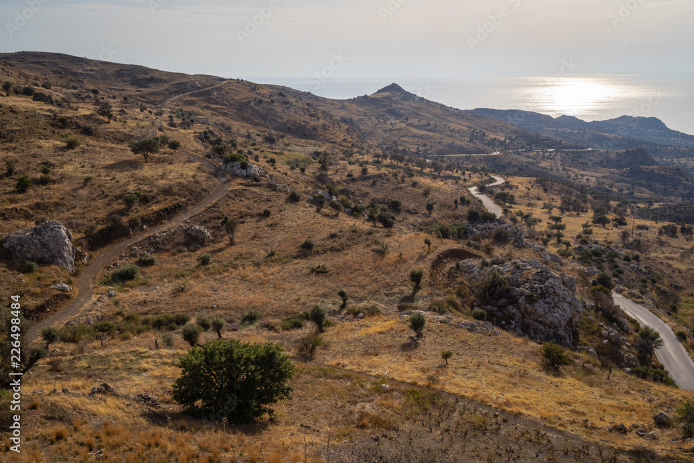 Karge Landschaft im Süden von Kreta 