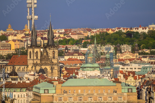 Panoramic view of Prague