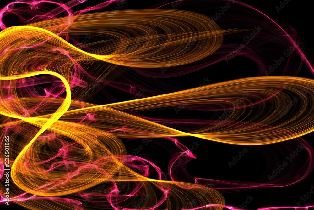 Obraz premium Abstract multicolor wave motion lines background. Futuristic colorful art texture for imagination, creativity and design. For print, web, banners, media, illustrations. 