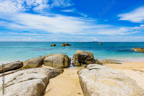 South China sea Vietnam coast rocks