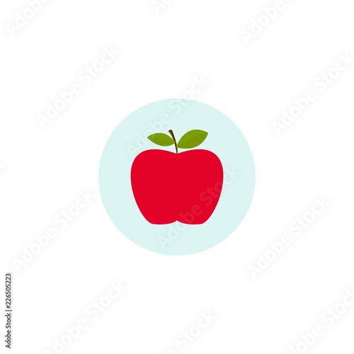 Apple icon. The Apple page symbol for your website, application, user interface logo. Apple icon. Vector illustration.