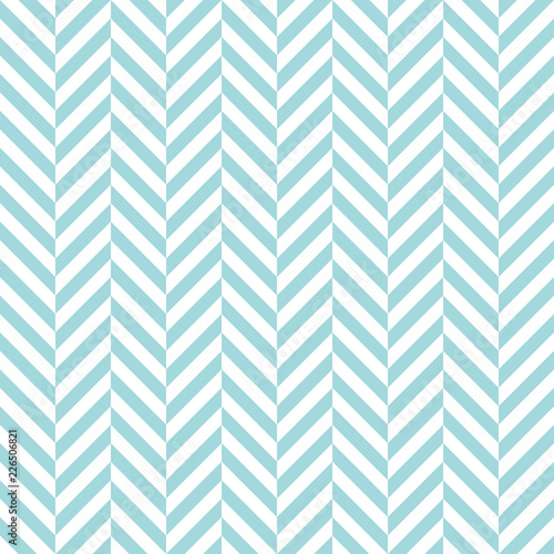 Retro Seamless Pattern Zig Zag Turquoise