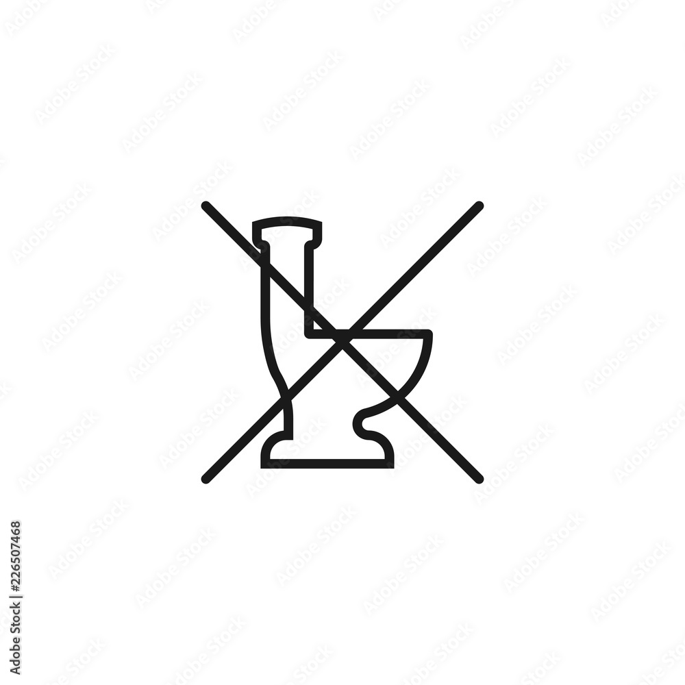 Toilet bowl line icon, outline vector sign, linear style pictogram isolated on white. WC symbol, logo illustration. Editable stroke Toilet bowl line icon, outline vector sign, linear style pictogram isolated on white. WC symbol, logo illustration. Editable stroke