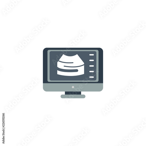 Medical check, intestines, stomach and other organs, vector illustration.