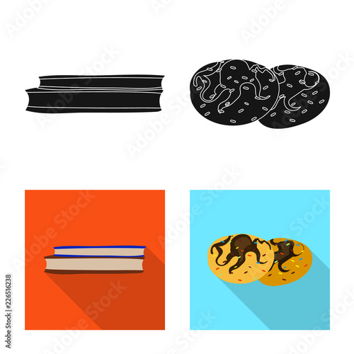 Vector design of dreams and night icon. Collection of dreams and bedroom stock symbol for web.