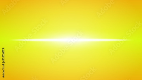 glow line of yellow neon