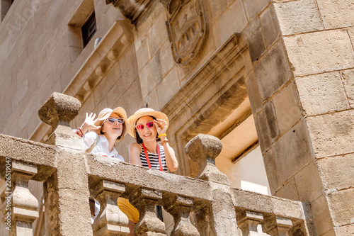 Photography Travel tourists and friends having fun in Spain, Europe