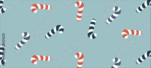 Geschenkpapier Zuckerstangen
