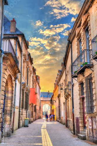 Fototapeta Naklejka Na Ścianę i Meble -  Traditional buildings in the Old Town of Dijon, France