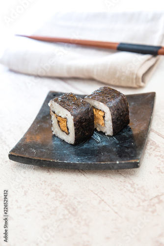Japanese food Sushi Roll Maki of tuna