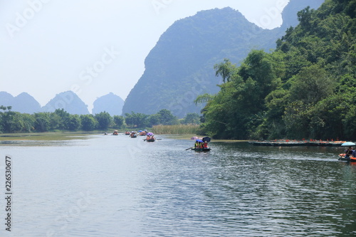 Trang An in Ninh Binh,Vietnam.world heritage site © kunio