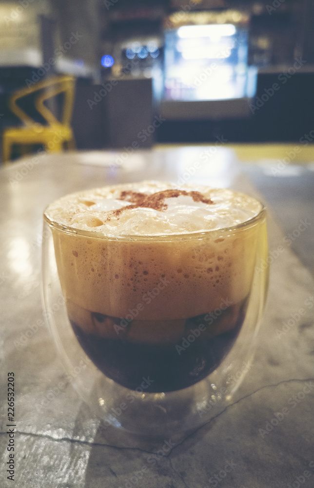 coffee espresso shot in coffee cafe coffee espresso shot in coffee cafe