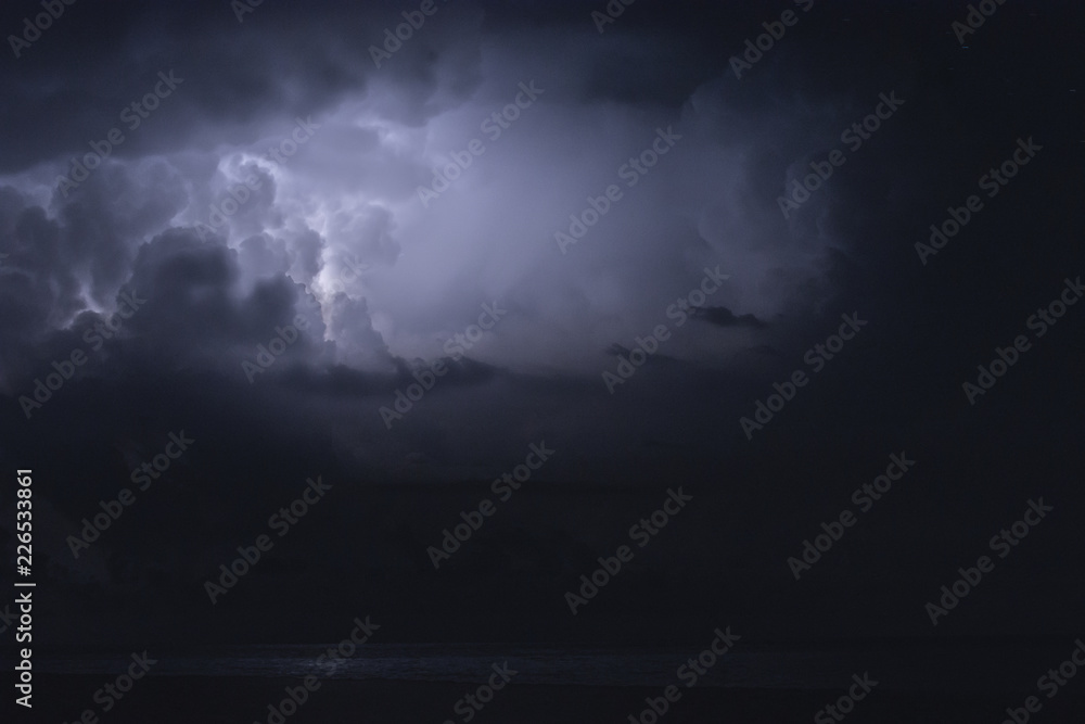 Obraz premium Sky with rain