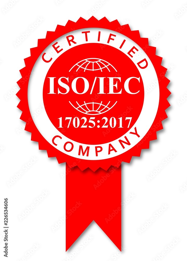 ISO-IEC 17025-2017_General requirements for the competence of testing and calibration laboratories red medal ISO-IEC 17025-2017_General requirements for the competence of testing and calibration laboratories red medal