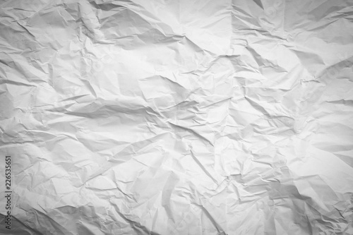 Crumpled paper and paper background.