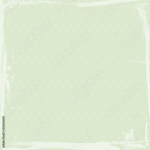 Retro Background Dots Green