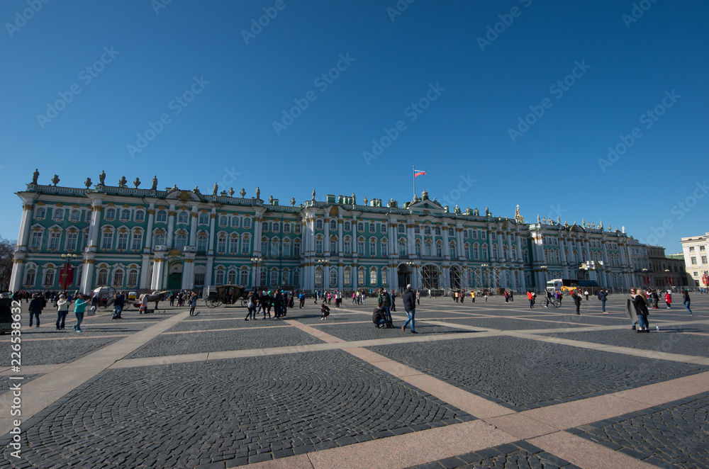 Naklejka premium エルミタージュ美術館、５月