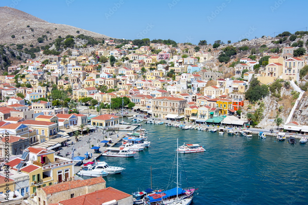 Symi town, Dodecanese islands, Greece