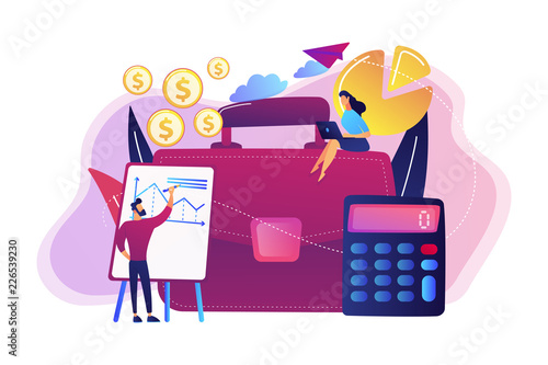 Accounting concept vector illustration.