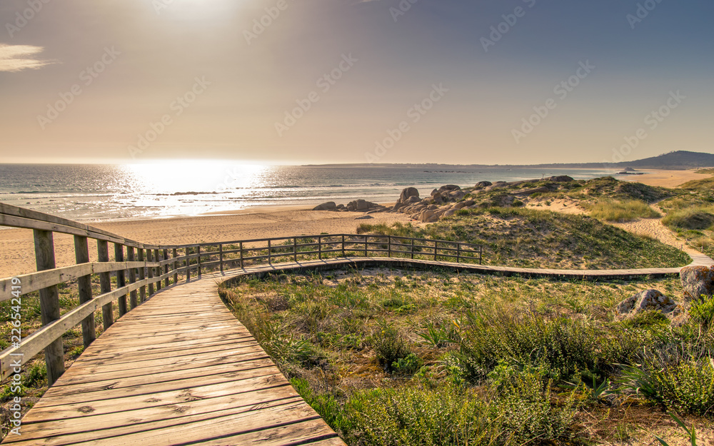 Praia do Vilar in Galicien, Spanien