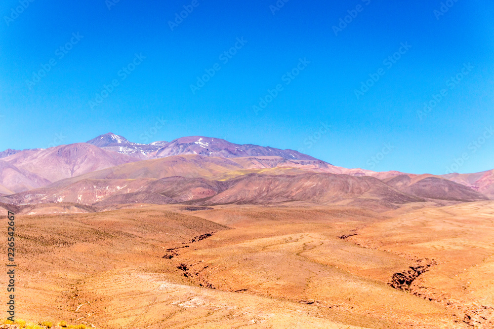 Algún lugar en el desierto de San Pedro de Atacama en el norte de Chile ...