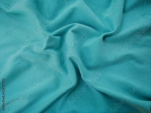 blue sportswear cloth,silk fabric background