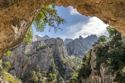 Schilderij op canvas Ruta del Cares - Picos de Europa in Spanien
