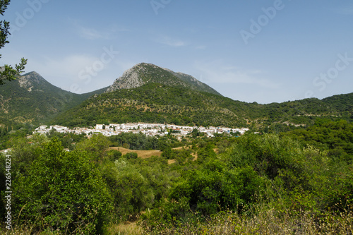 Village of the Comarca of white villages of Cadiz called Benamahoma