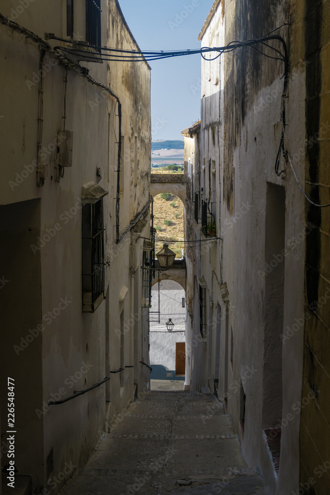 Village of the Comarca of white villages of Cadiz called Arcos de la Frontera Village of the Comarca of white villages of Cadiz called Arcos de la Frontera