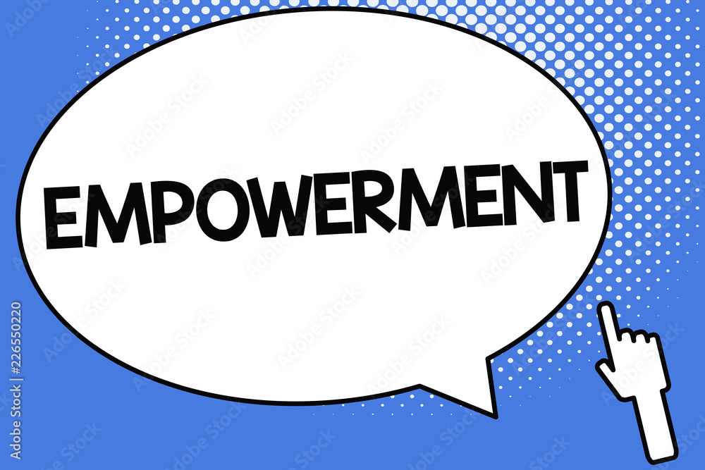 Conceptual hand writing showing Empowerment. Business photo showcasing Authority or power given to someone for doing something. Conceptual hand writing showing Empowerment. Business photo showcasing Authority or power given to someone for doing something.