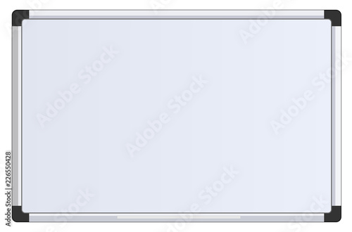 Business presentation office white board isolated mockup  vector eps 10