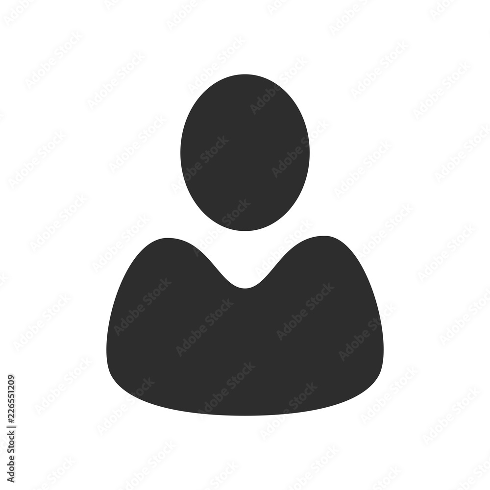 User icon, person sign, profile vector User icon, person sign, profile vector
