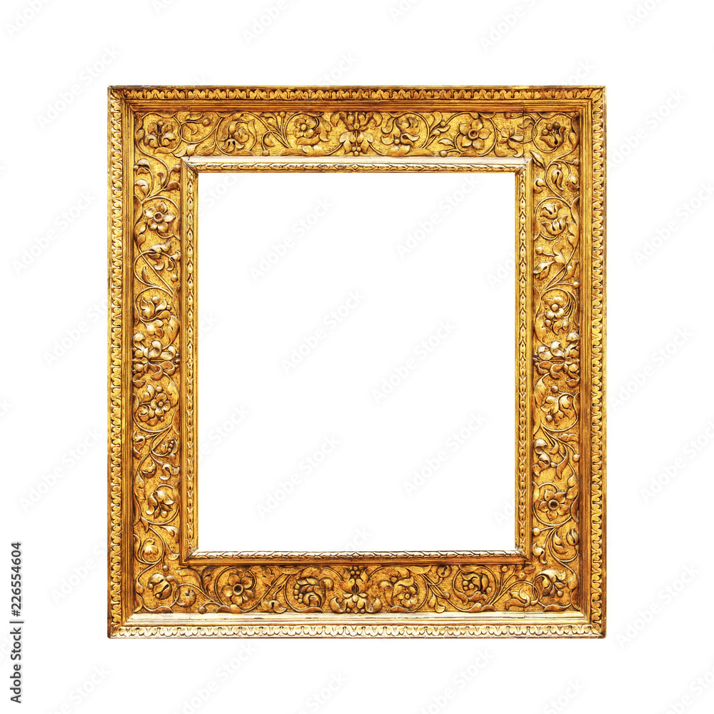 Old gold frame