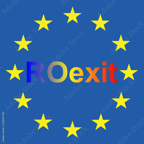 Roexit concept, Romania EU exit