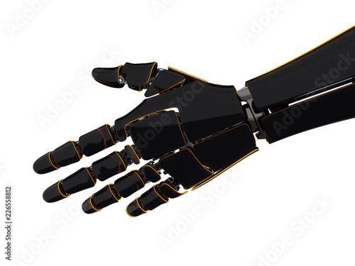 3D rendering robotic hand