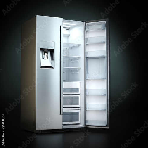 3D rendering large fridge