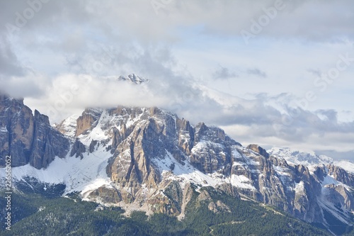 Tofana di Mezzo and Tofana di Rozes mountains in Dolomites  Italy