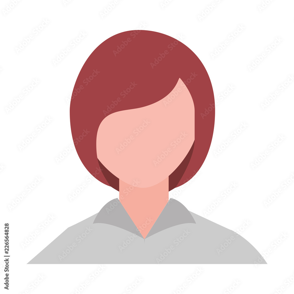 business woman portrait character isolated image business woman portrait character isolated image