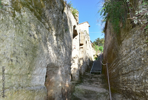 rocky settlement of Zungri,Calabria in Italy
